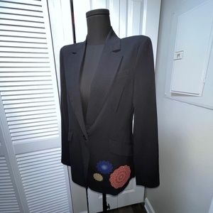 $250 NEW Desigual Black Jacket Sz 40/US 6-8/M